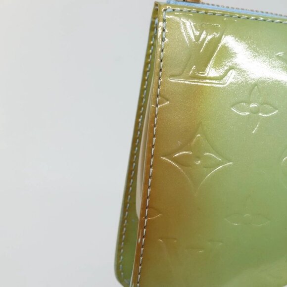 LOUIS VUITTON Monogram Vernis Lexington Pouch Baby Blue LV Auth - Picture 13 of 16